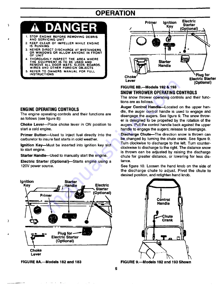 White snow boss 300 Owner'S Manual Download Page 5