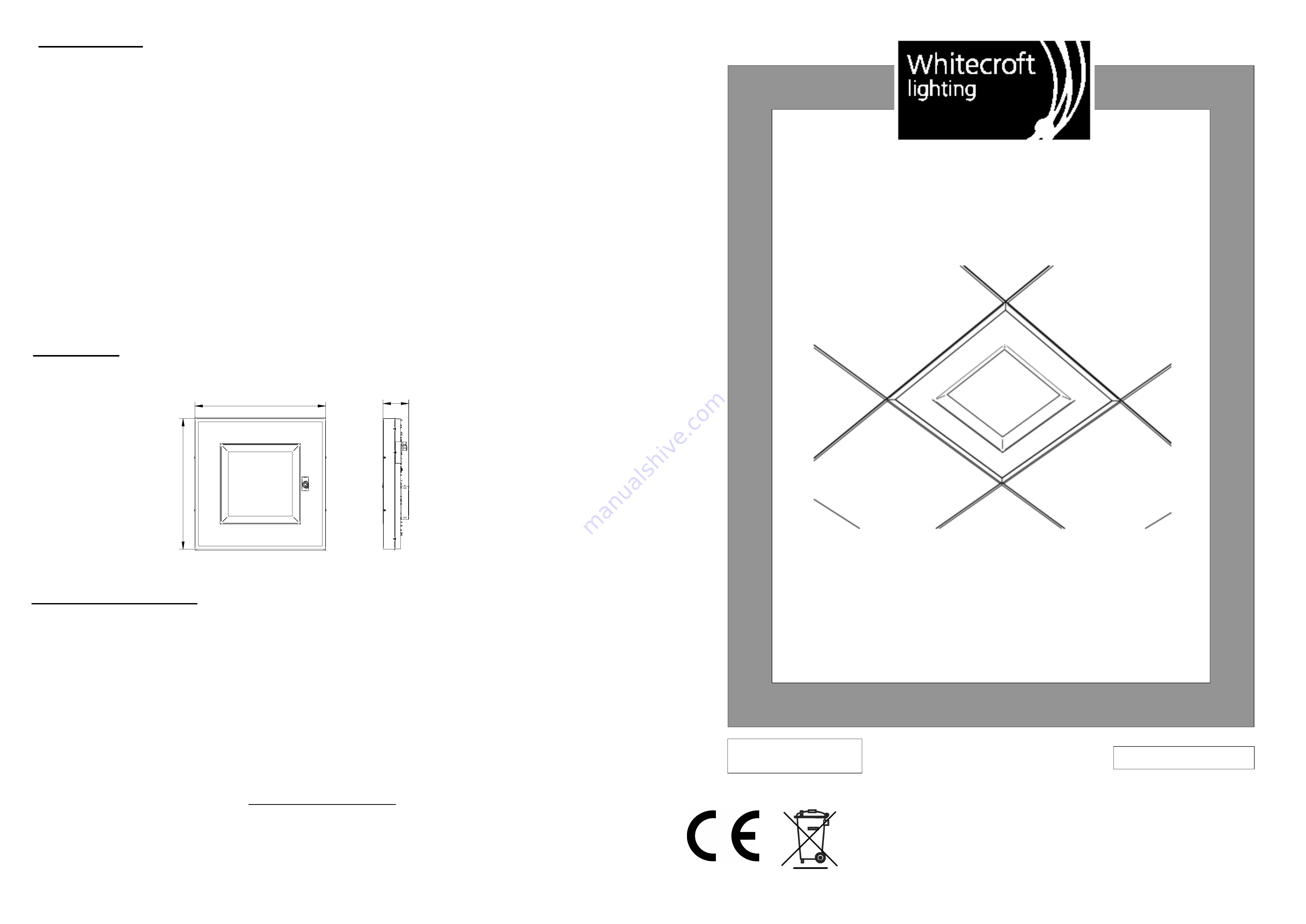 WHITECROFT LIGHTING Duo 3 Evo Скачать руководство пользователя страница 1