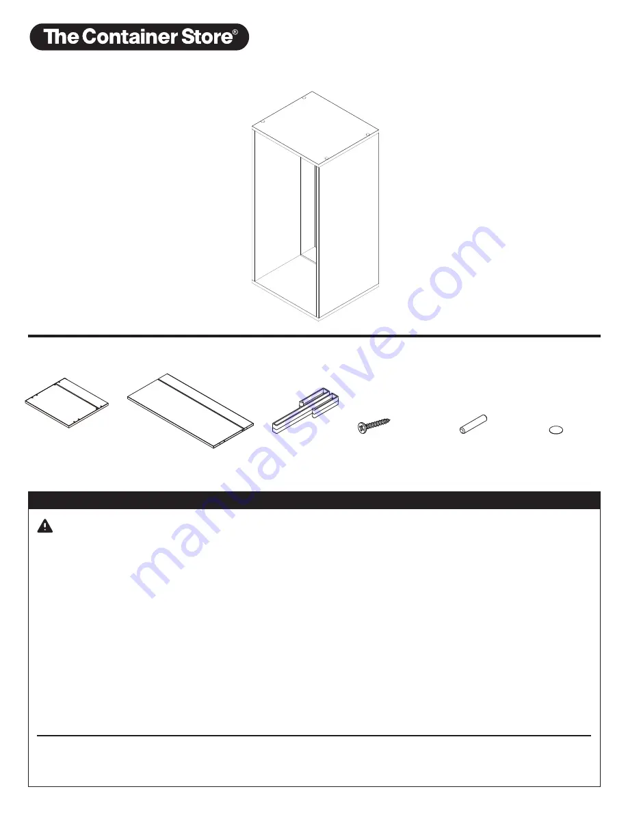 Whitmor The Container Store Clip & Cube 6739-11676-WHT Скачать руководство пользователя страница 7