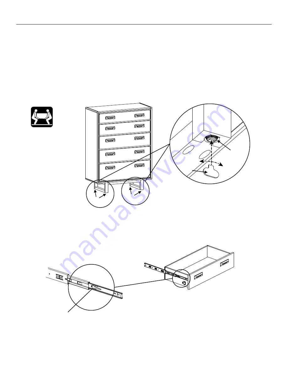 Whittier Wood Furniture 1162RLNa Скачать руководство пользователя страница 4