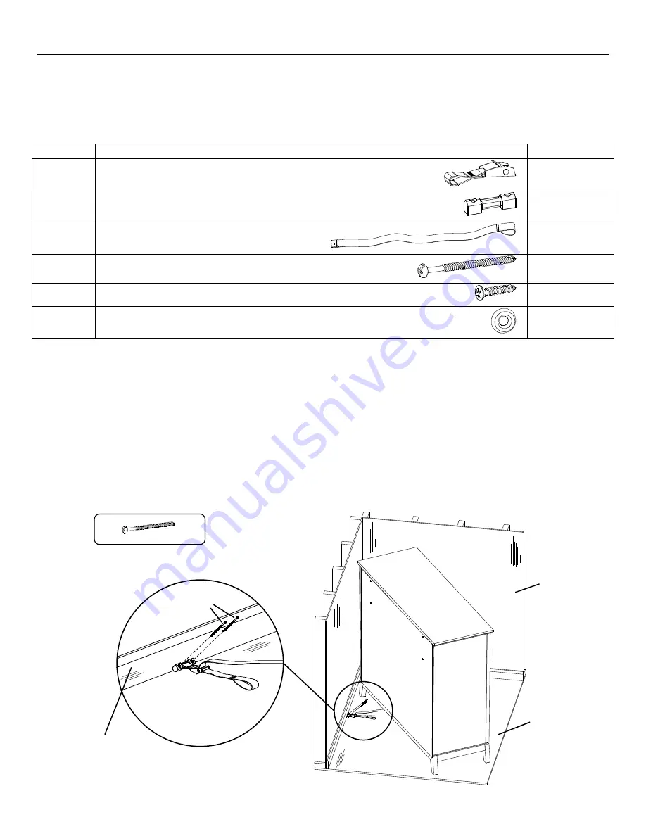 Whittier Wood Furniture 1238DUETb Assembly Instructions Manual Download Page 7