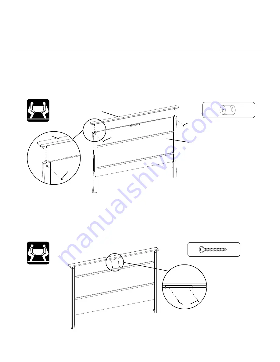 Whittier Wood Furniture 1254AFDAO Скачать руководство пользователя страница 8