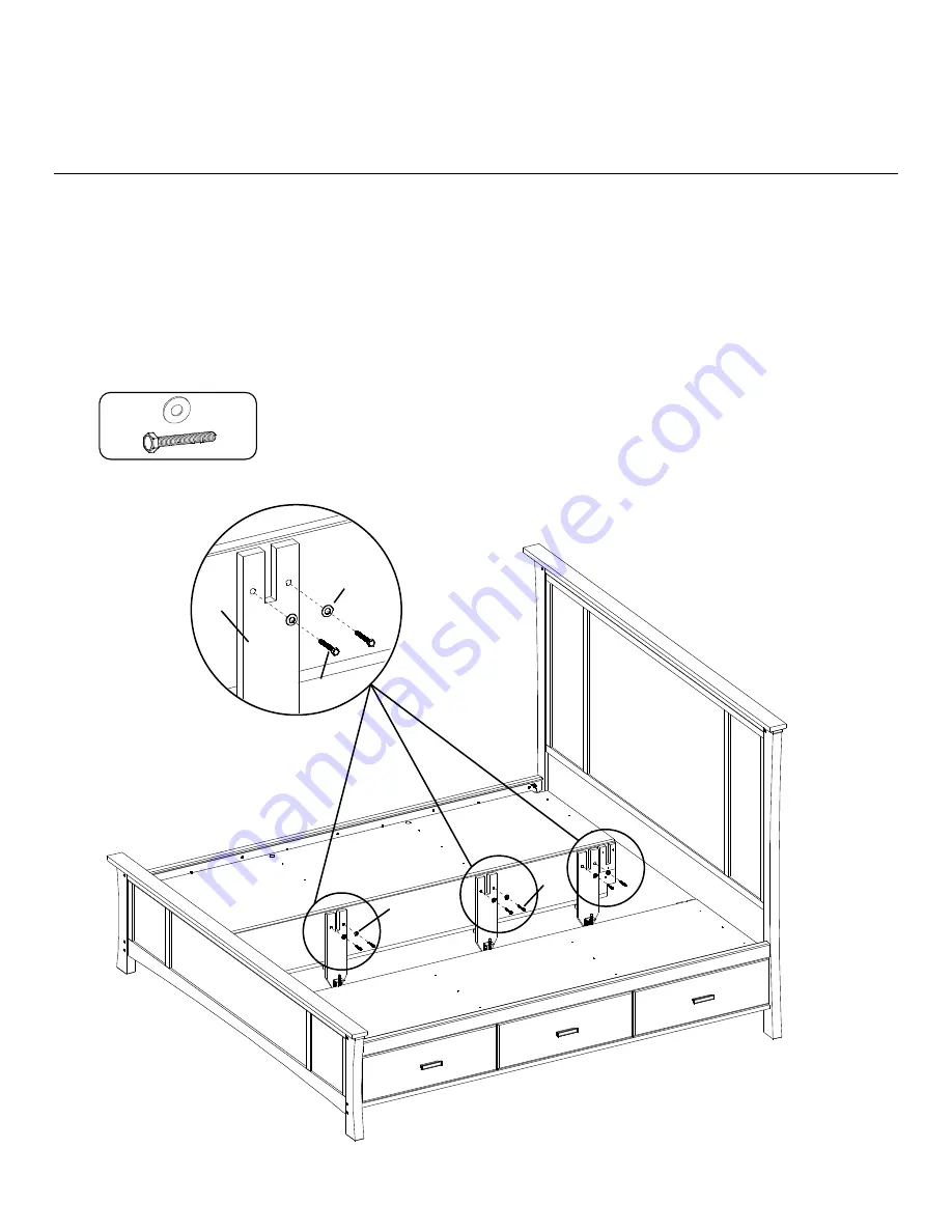 Whittier Wood Furniture 1254AFDAO Скачать руководство пользователя страница 11