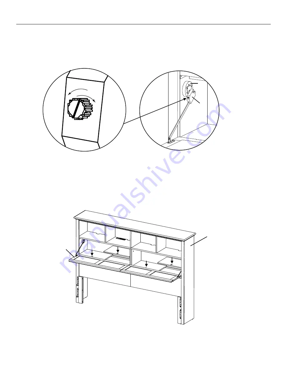 Whittier Wood Furniture 1382AFGACg Manual Download Page 5