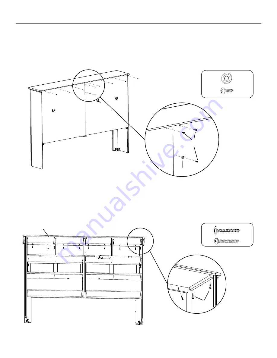 Whittier Wood Furniture 1382GACg Скачать руководство пользователя страница 6