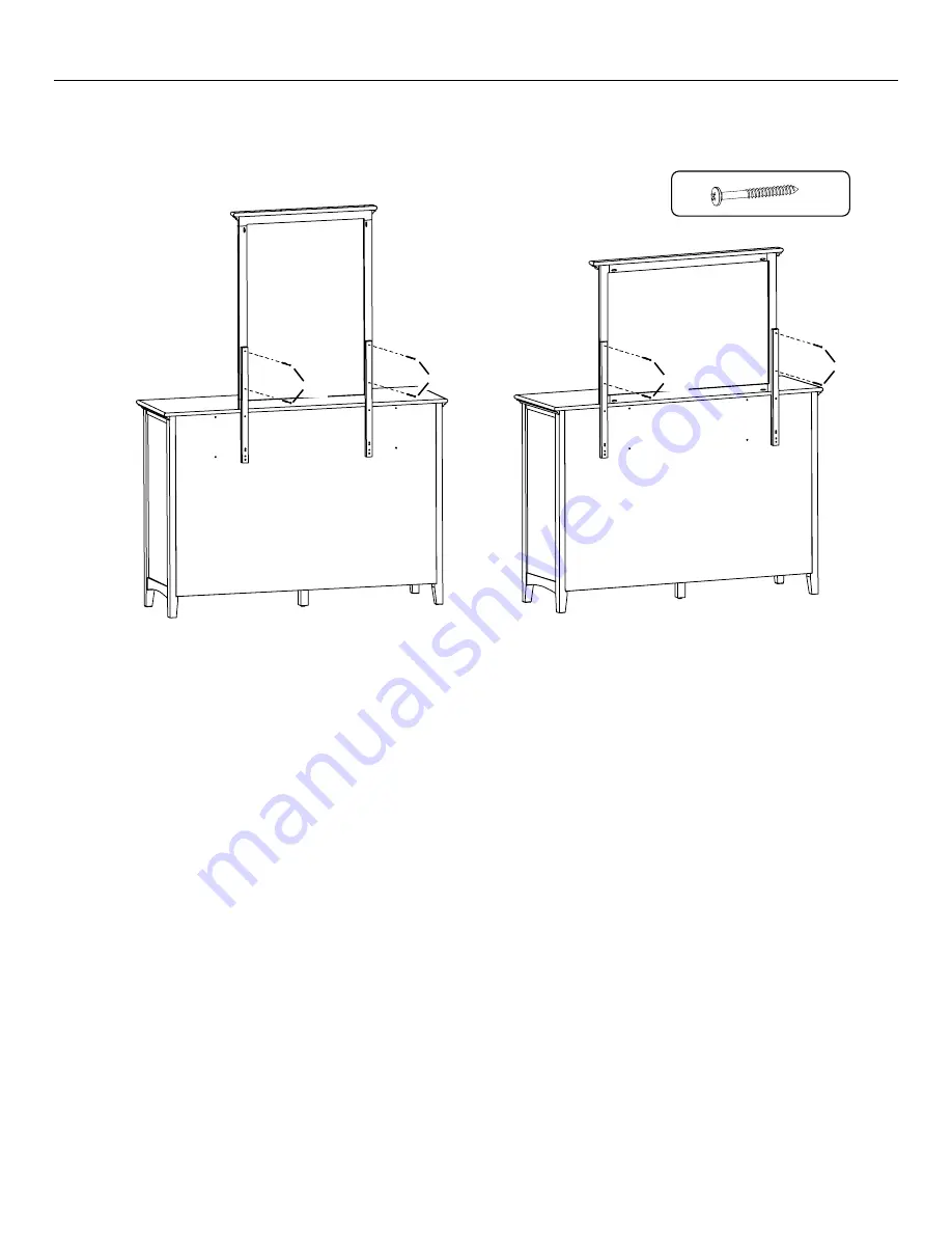 Whittier Wood Furniture 1500AFCAFb Assembly Instructions Manual Download Page 9