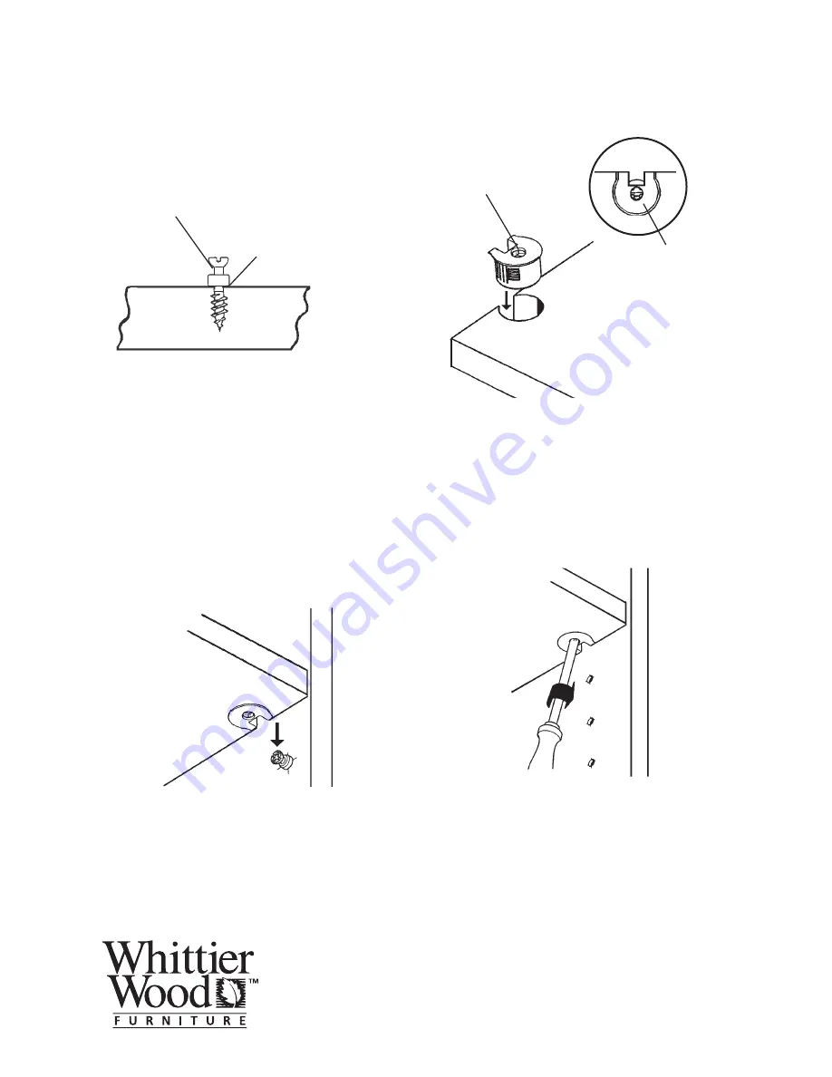 Whittier Wood Furniture 158Wb Assembly Instructions Manual Download Page 19