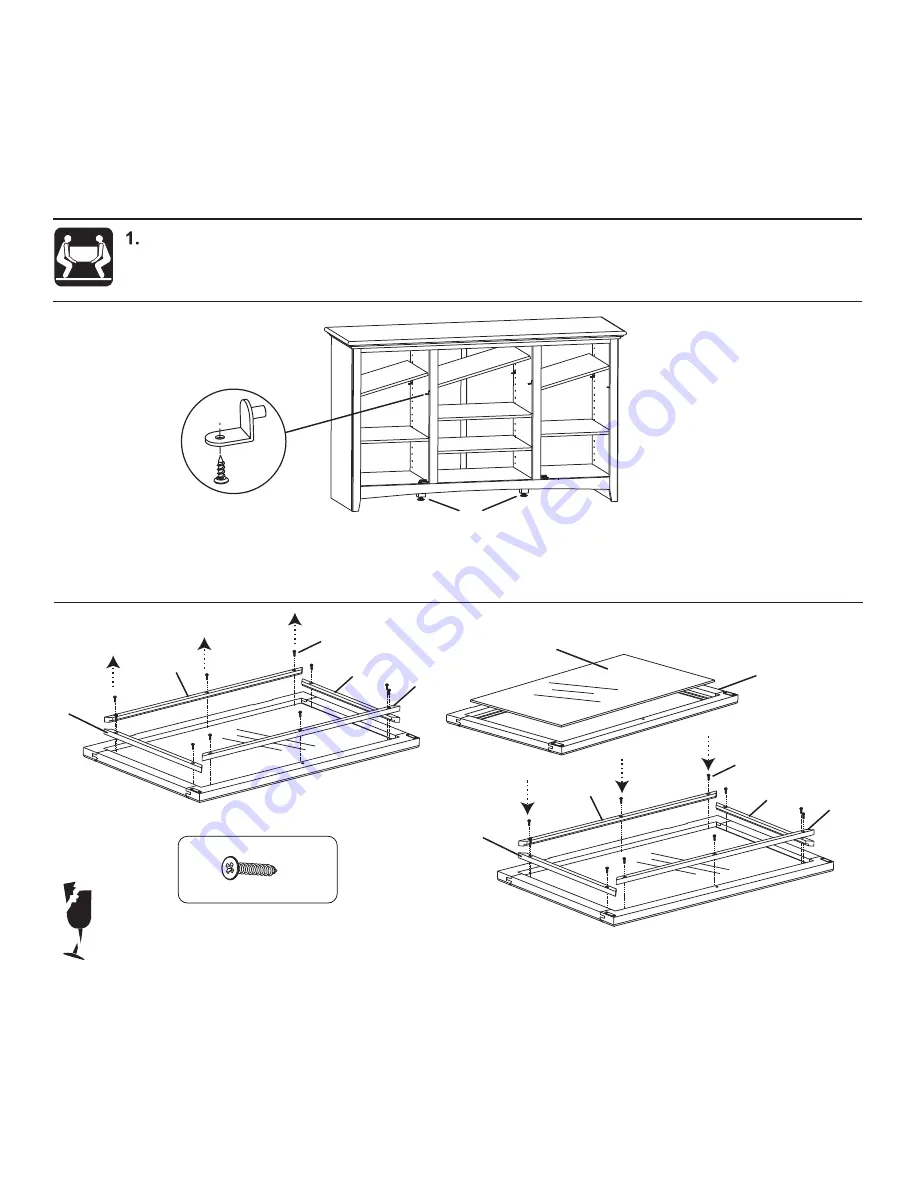 Whittier Wood Furniture 2072AUF 49