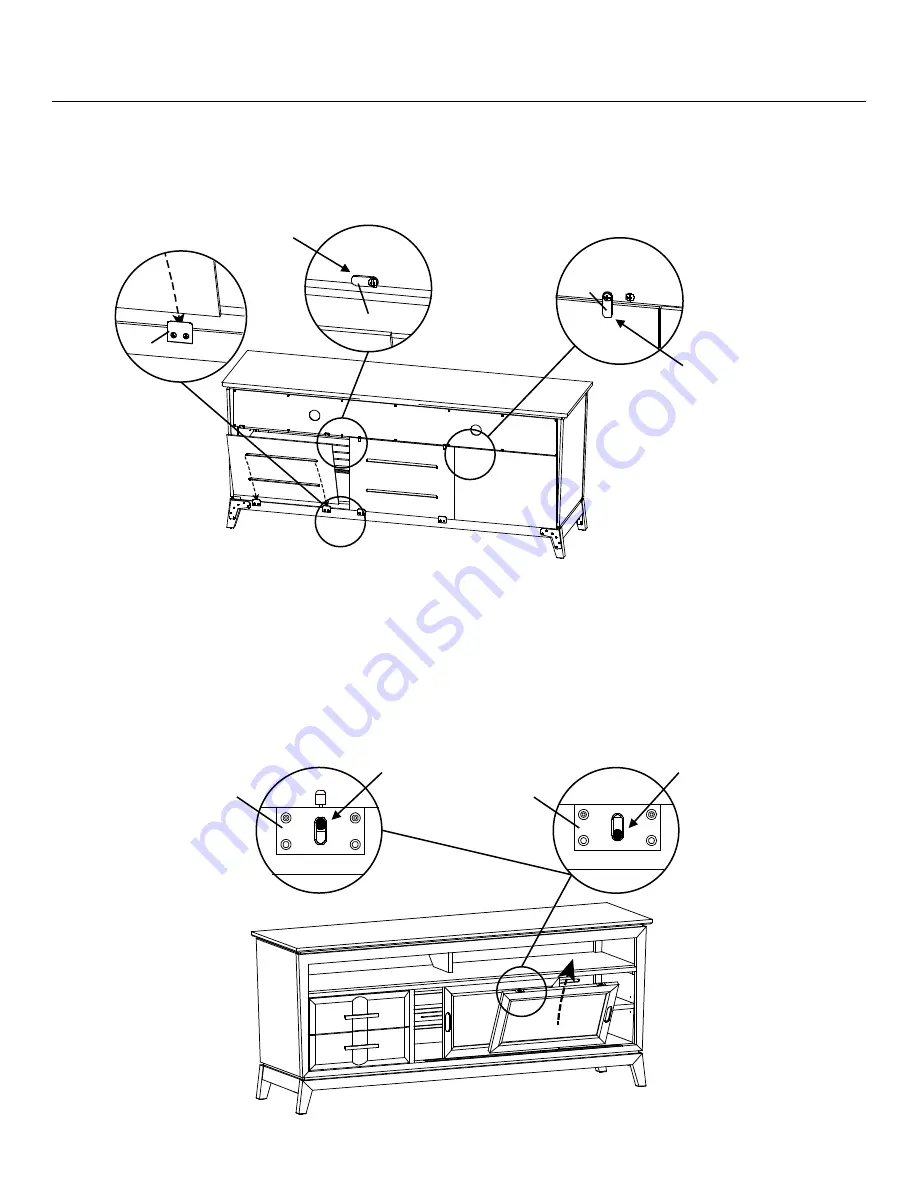 Whittier Wood Furniture 2093DUET Скачать руководство пользователя страница 5