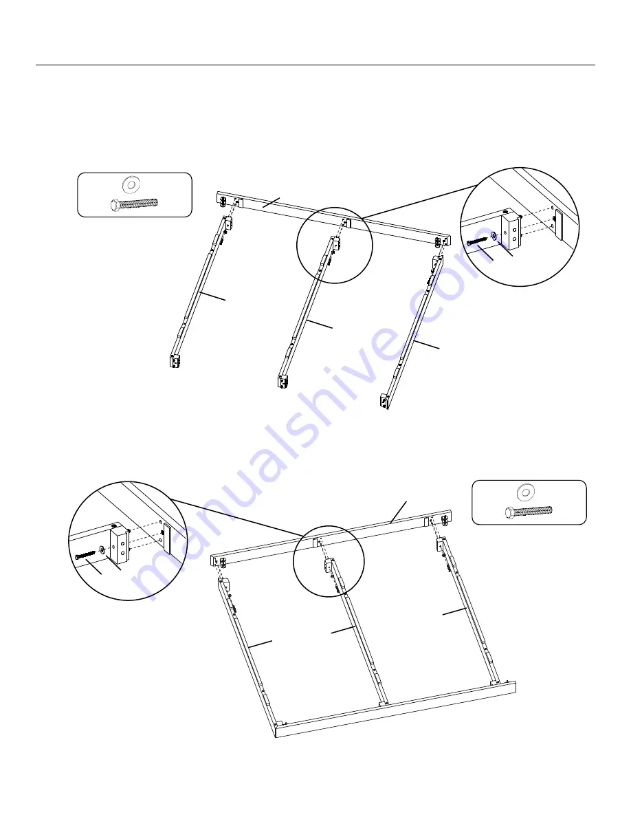 Whittier Wood Furniture 2225AST Assembly Instructions Manual Download Page 5