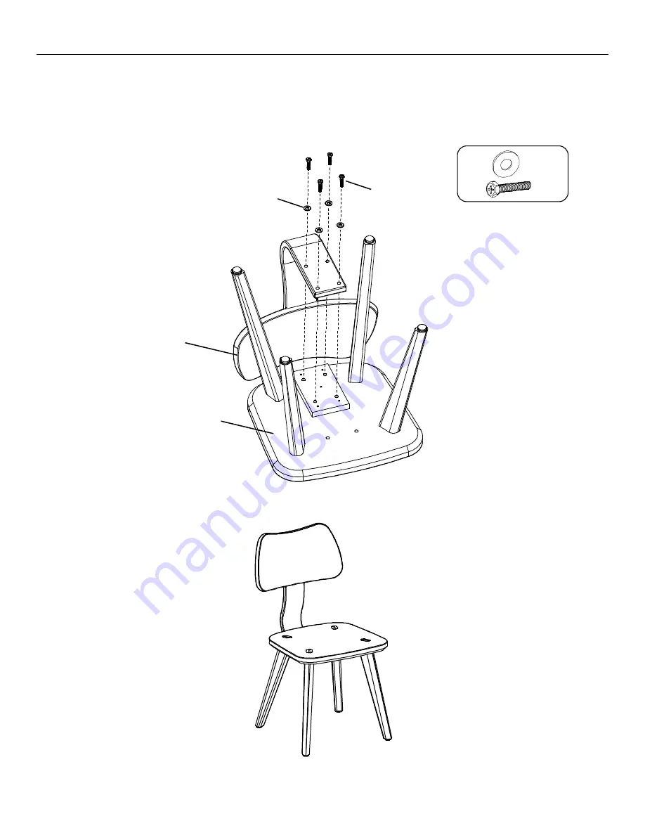 Whittier Wood Furniture 2711DUET Скачать руководство пользователя страница 3