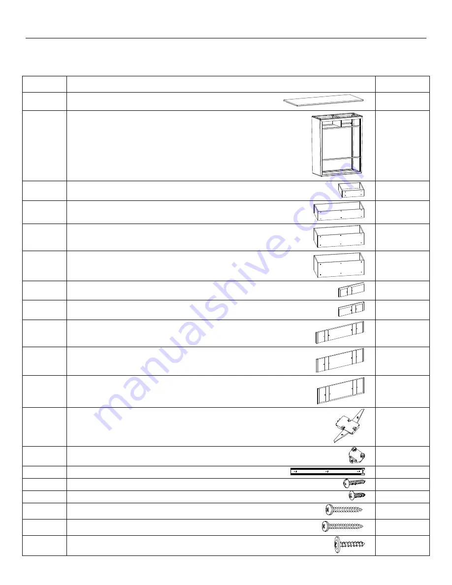 Whittier Wood Furniture Addison 1143DUETe Assembly Instructions Manual Download Page 2