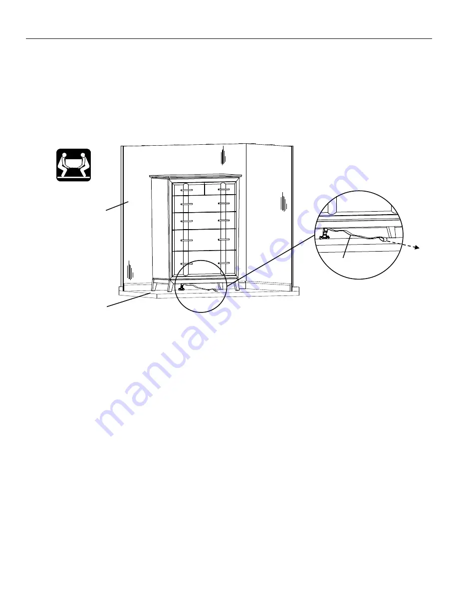 Whittier Wood Furniture Addison 1143DUETe Assembly Instructions Manual Download Page 8