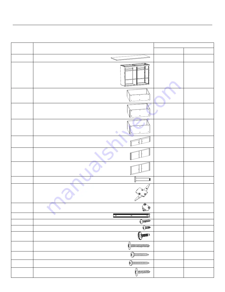 Whittier Wood Furniture Addison 1236DUETd Скачать руководство пользователя страница 2