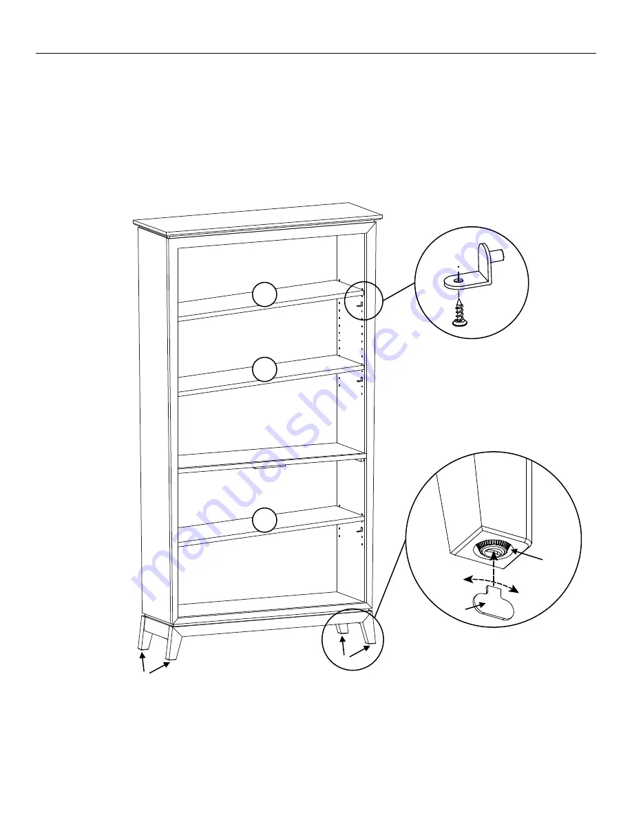 Whittier Wood Furniture Addison 2098DUETa Скачать руководство пользователя страница 4