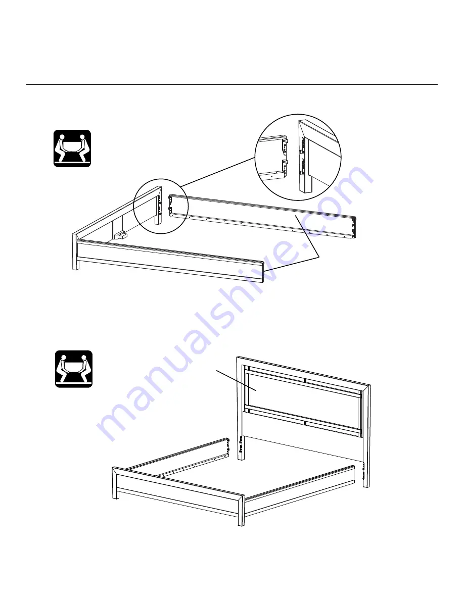 Whittier Wood Furniture Addison Full 2006DUETb Скачать руководство пользователя страница 5