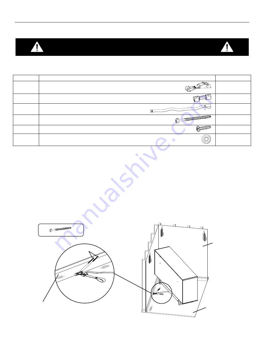 Whittier Wood Furniture Bryce 1247RLNa Assembly Instructions Manual Download Page 7