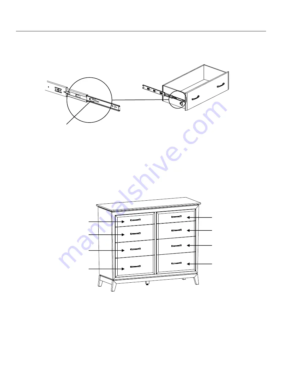 Whittier Wood Furniture Ellison 2136AST Assembly Instructions Manual Download Page 5