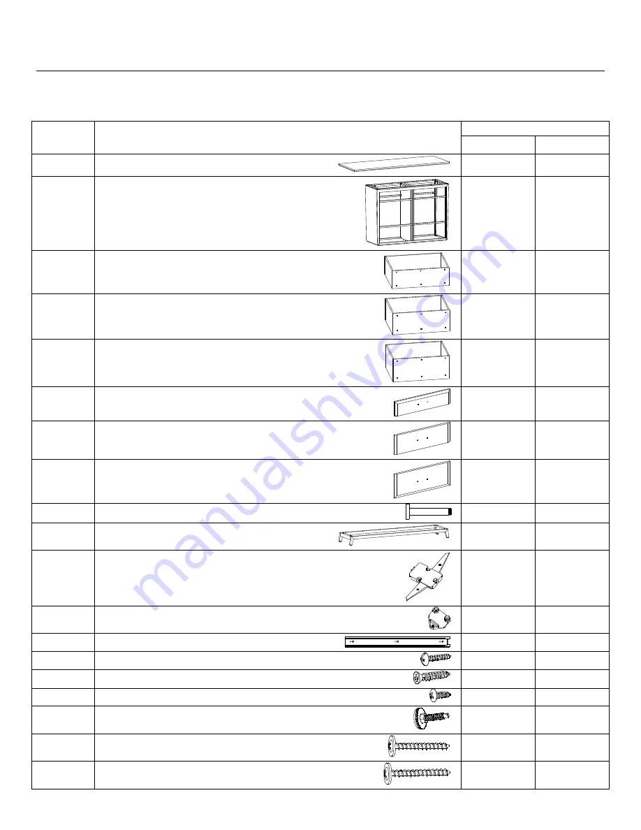 Whittier Wood Furniture Ellison 2136ASTa Скачать руководство пользователя страница 2