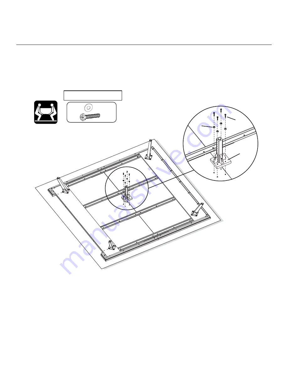 Whittier Wood Furniture Ellison Cal-King 3920ASTa Assembly Instructions Manual Download Page 7