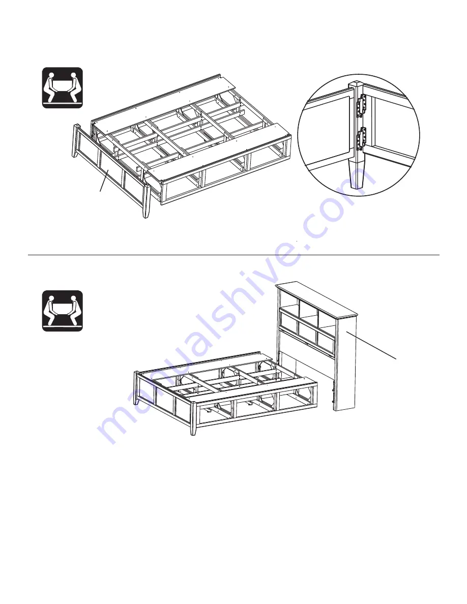 Whittier Wood Furniture McKenzi 1365AFCAF Скачать руководство пользователя страница 8