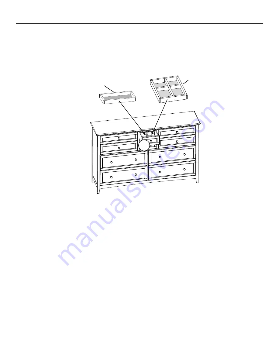 Whittier Wood Furniture McKenzie 1183CAFg Скачать руководство пользователя страница 4