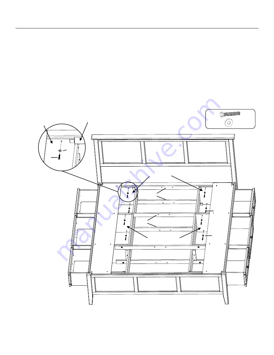 Whittier Wood Furniture McKenzie 1333CAFd Скачать руководство пользователя страница 8