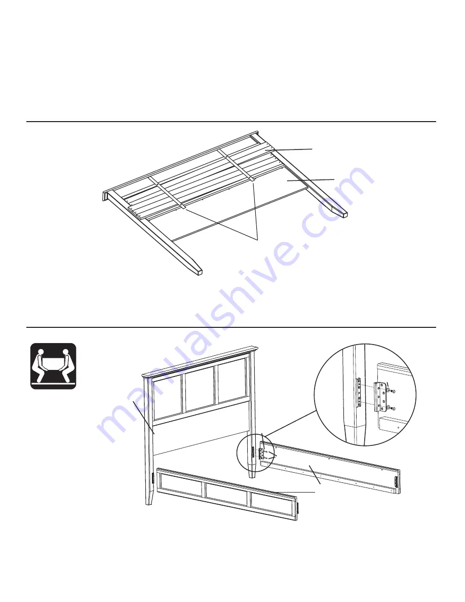 Whittier Wood Furniture McKenzie 1341AFGACc Скачать руководство пользователя страница 3