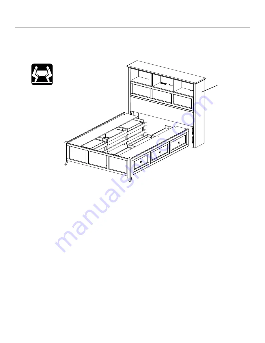 Whittier Wood Furniture McKenzie 1365CAFh Скачать руководство пользователя страница 8