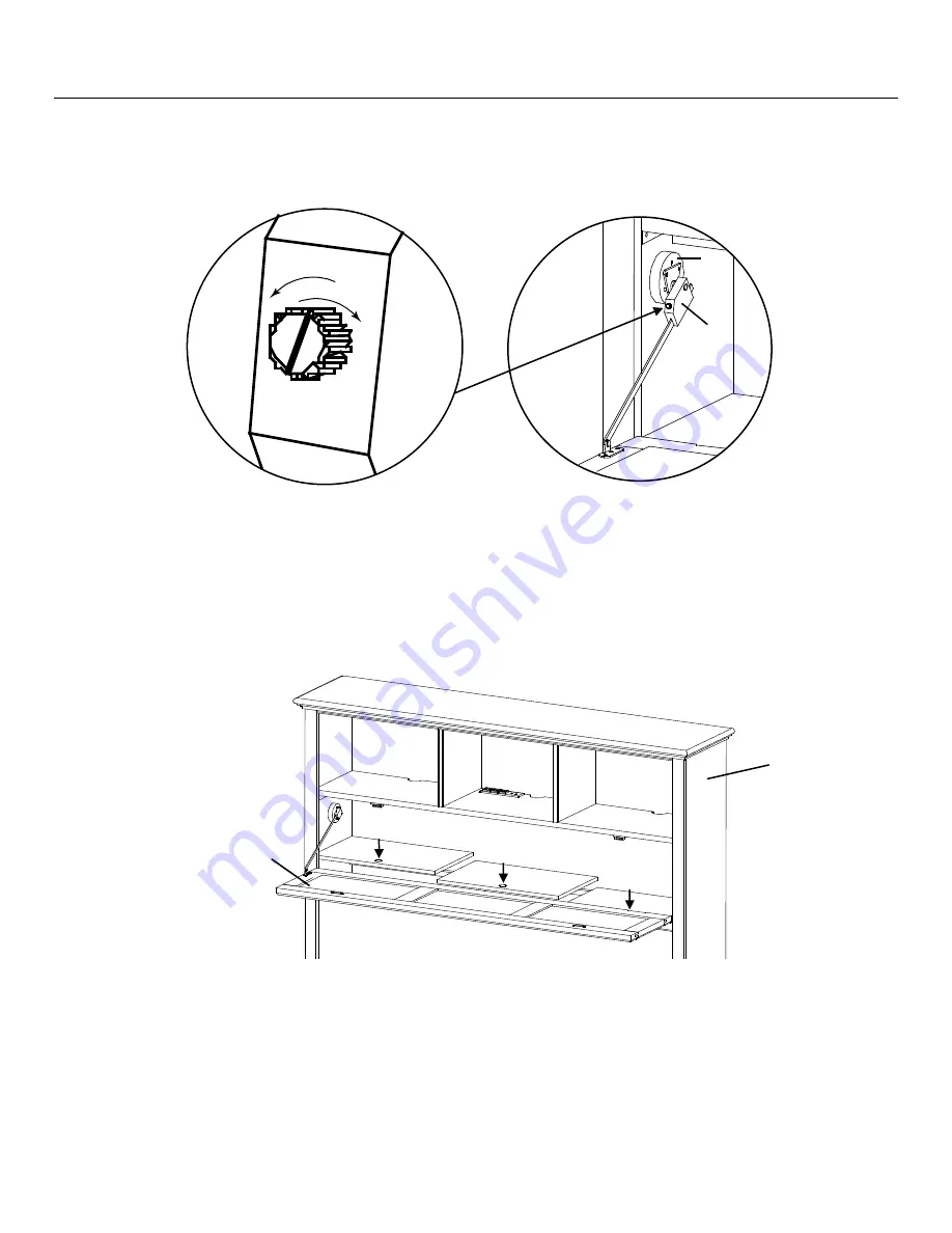 Whittier Wood Furniture McKenzie 1365CAFh Скачать руководство пользователя страница 16