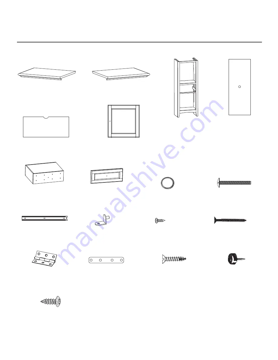 Whittier Wood Furniture McKenzie 1374AFGAC Скачать руководство пользователя страница 2