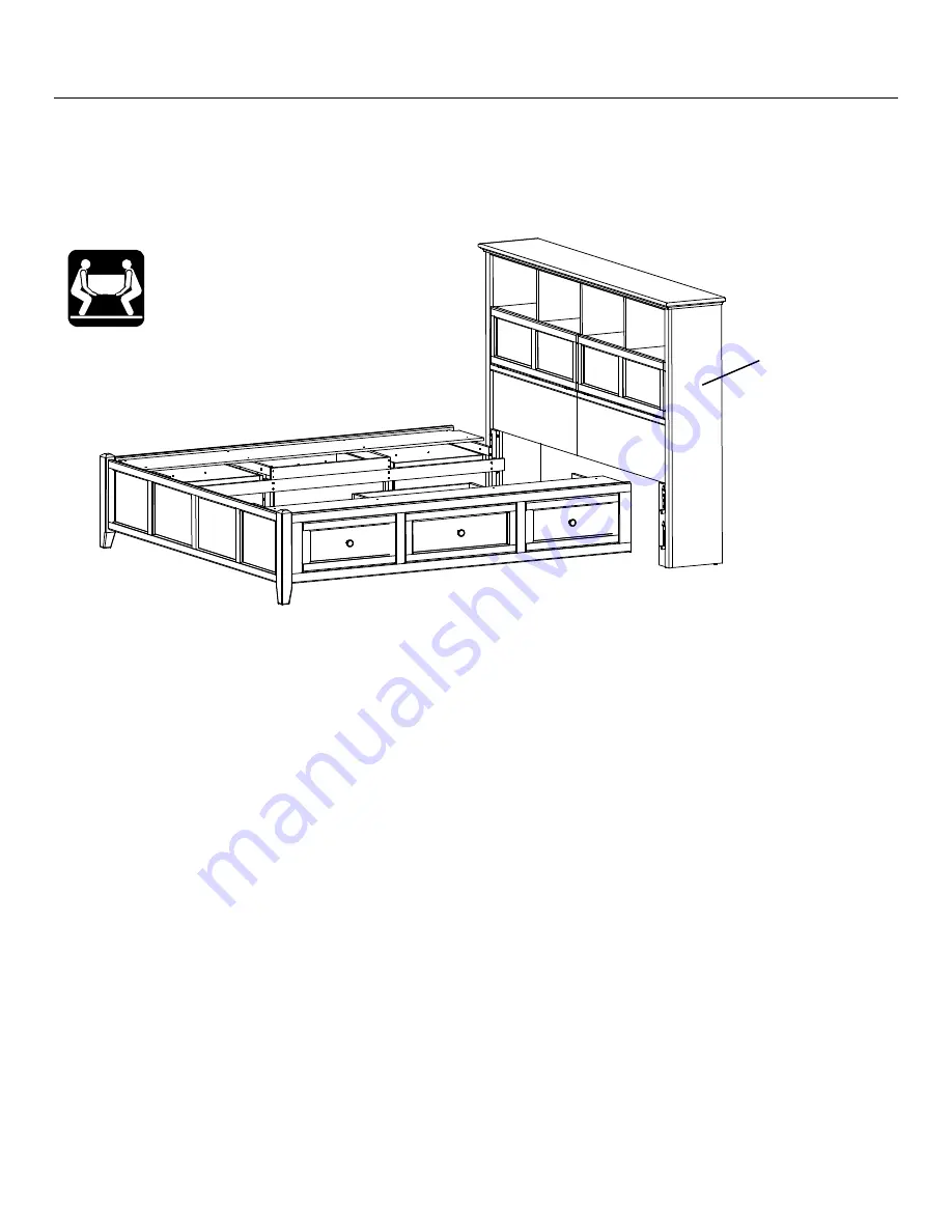 Whittier Wood Furniture McKenzie 1380CAFg Скачать руководство пользователя страница 8