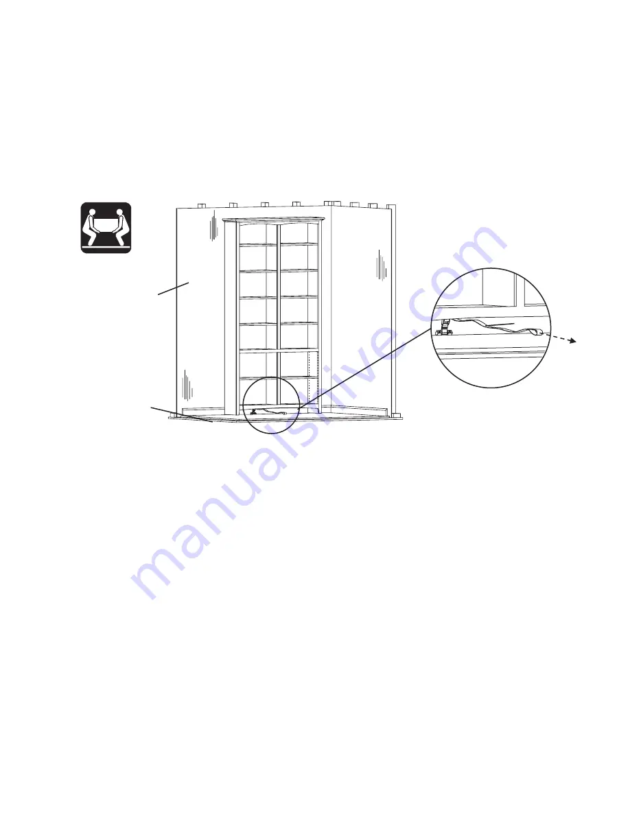 Whittier Wood Furniture McKenzie 1523b Скачать руководство пользователя страница 5