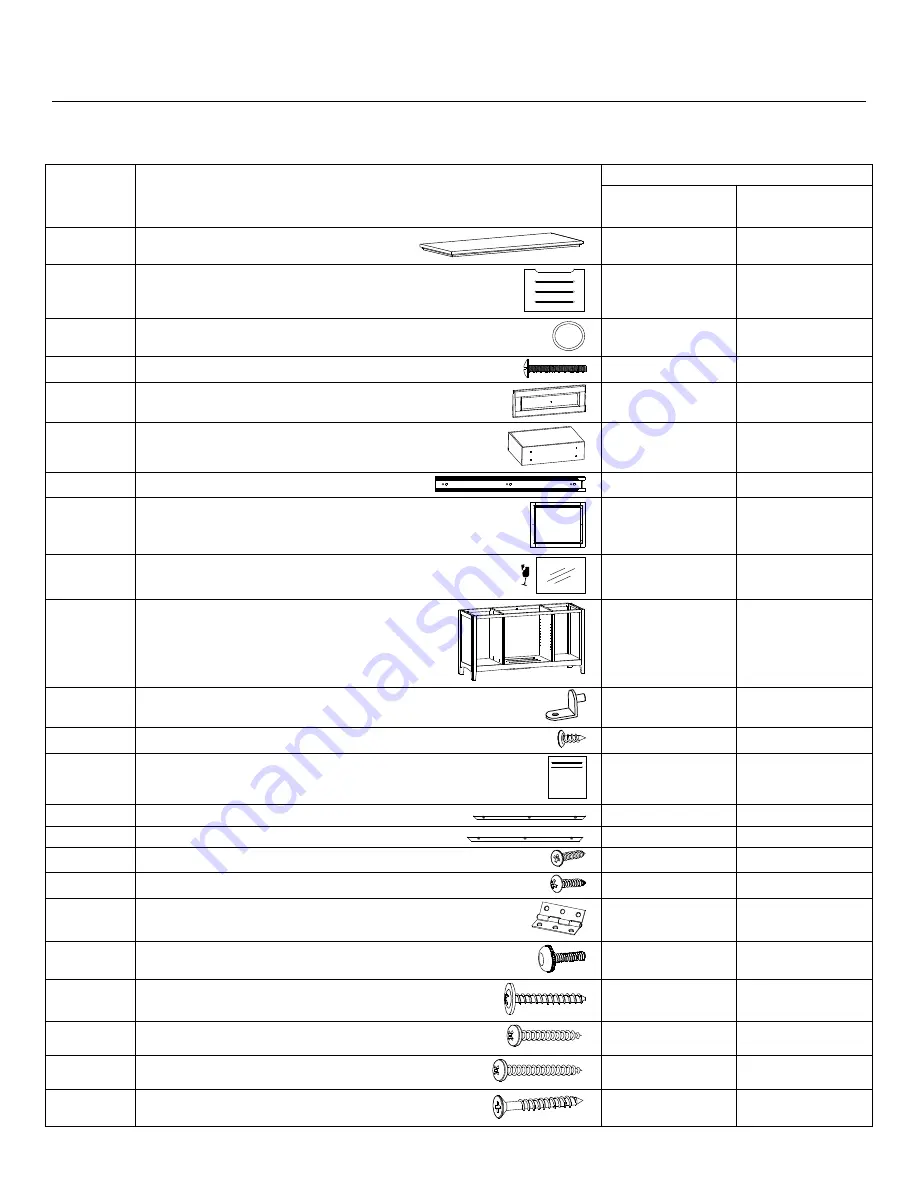 Whittier Wood Furniture McKenzie 2068AFGACe Скачать руководство пользователя страница 2