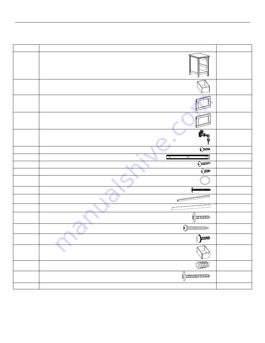 Whittier Wood Furniture McKenzie 2402AFGACb Скачать руководство пользователя страница 2