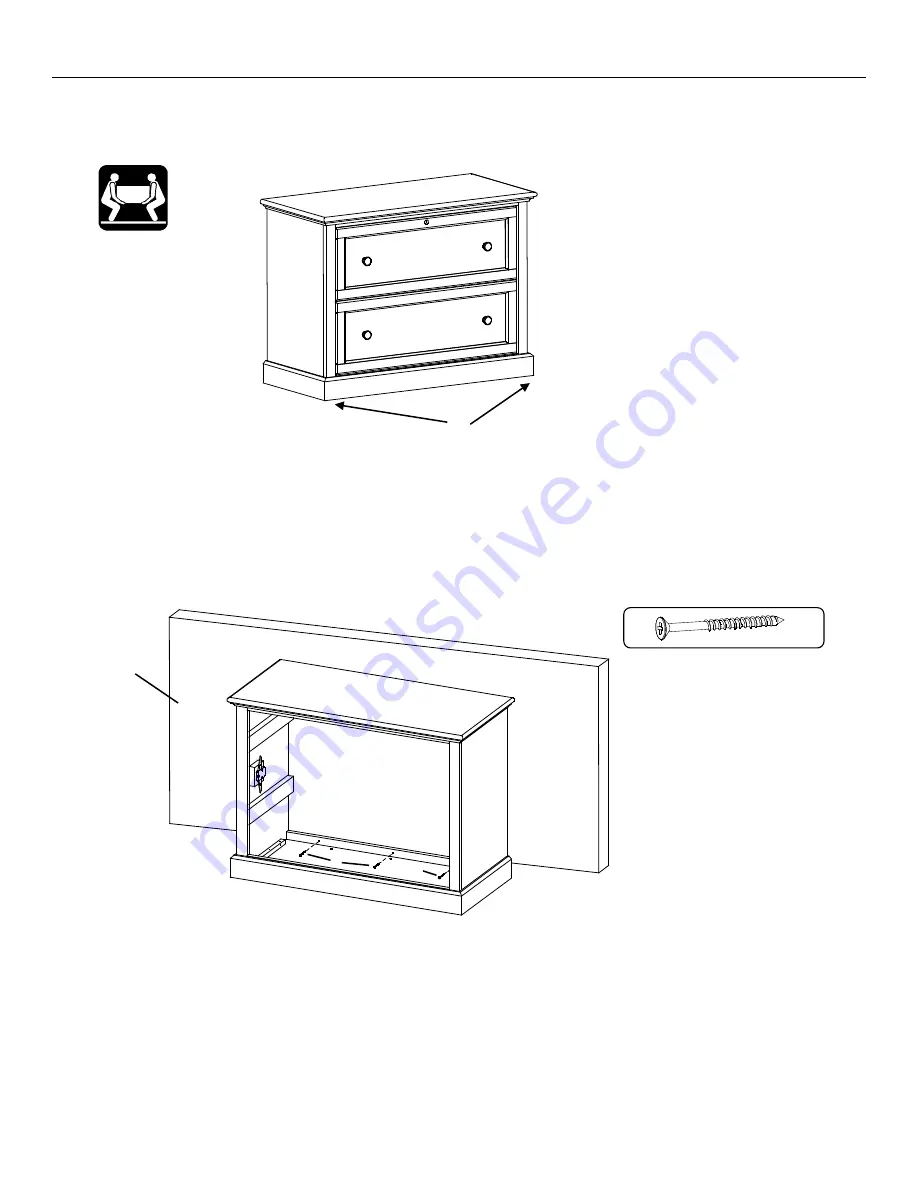 Whittier Wood Furniture McKenzie 2403GACg Скачать руководство пользователя страница 6