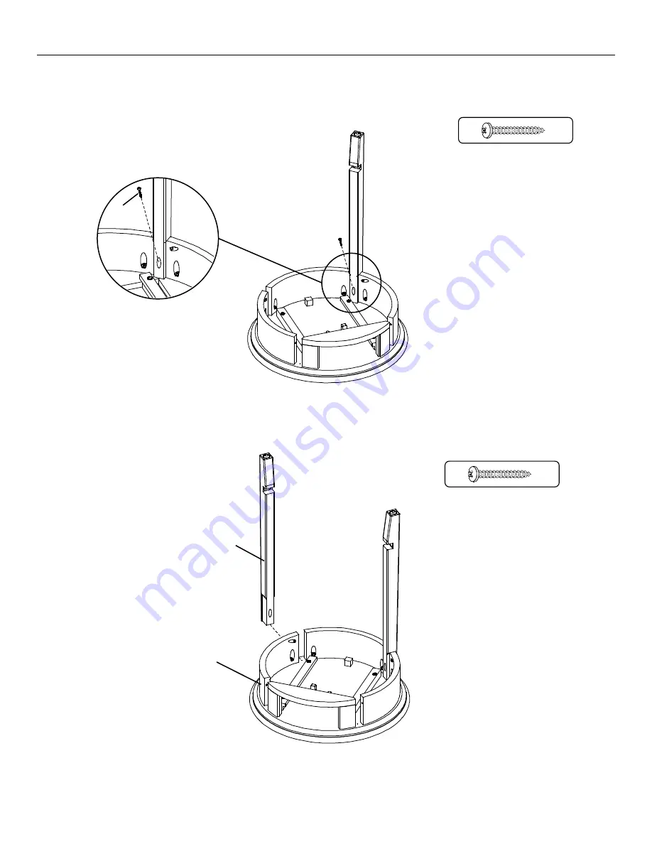 Whittier Wood Furniture McKenzie 3495GACb Assembly Instructions Manual Download Page 4