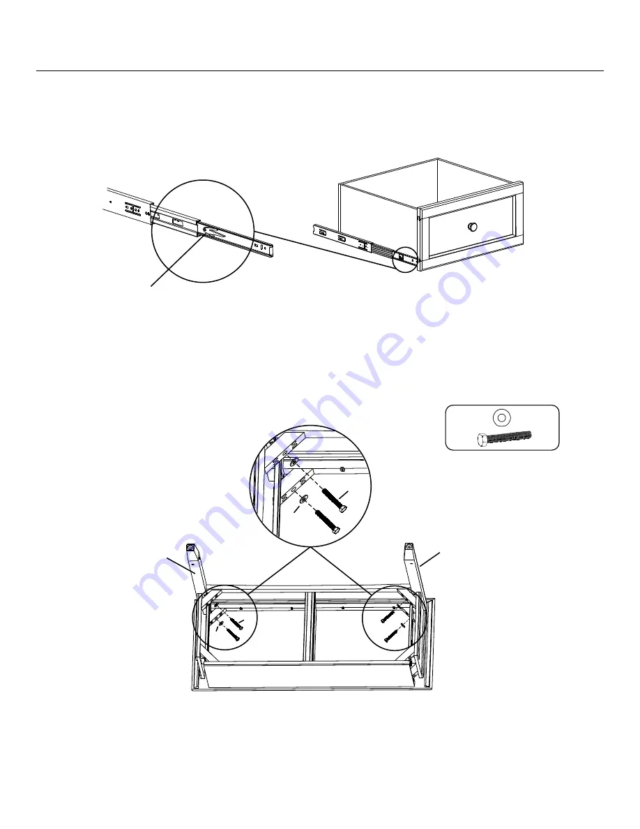 Whittier Wood Furniture McKenzie 3502AFGACb Assembly Instructions Download Page 3