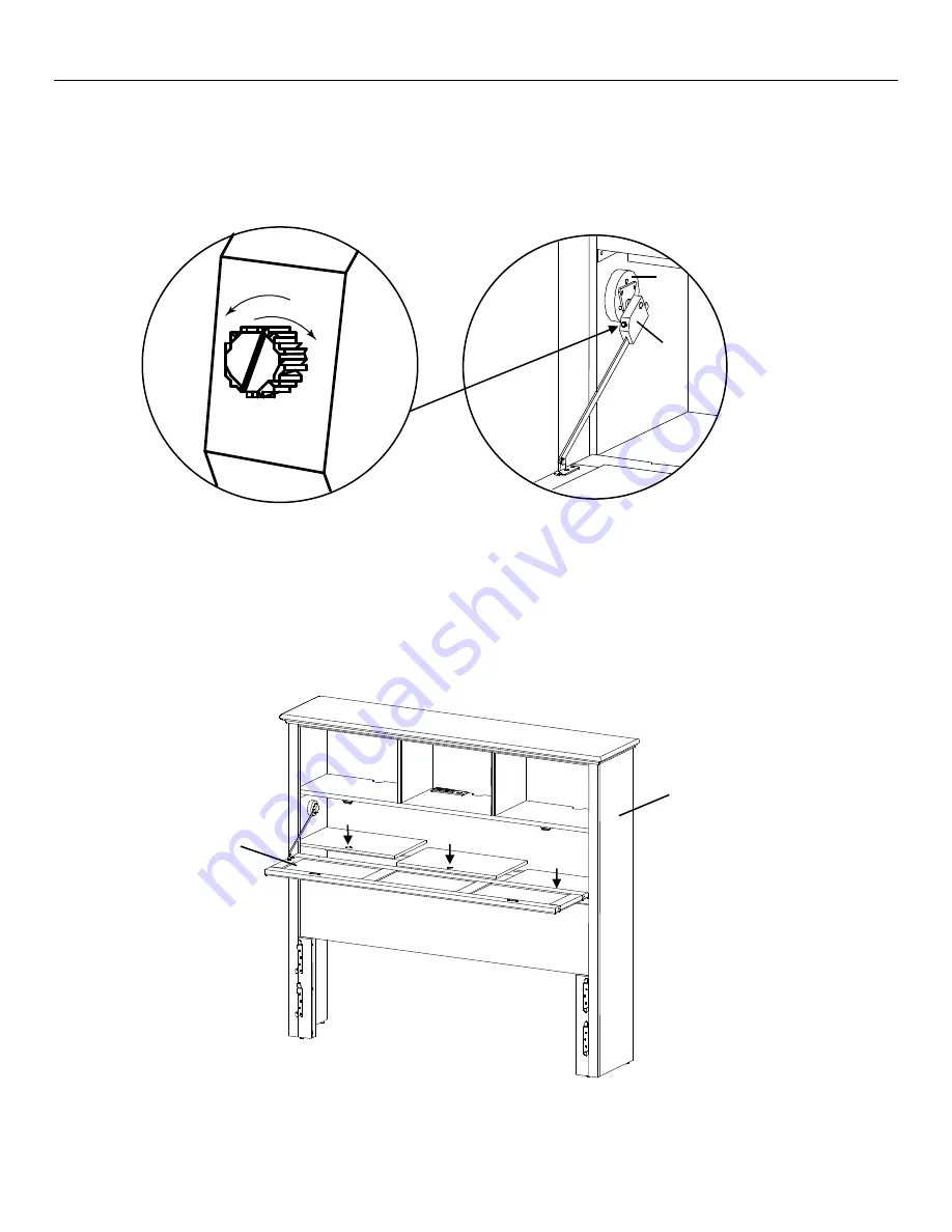 Whittier Wood Furniture McKenzie Queen 1372AFGACj Assembly Instructions Download Page 5