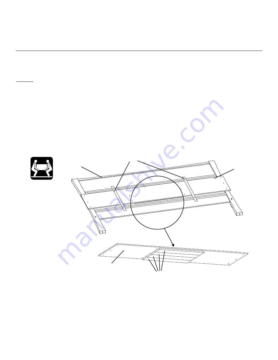 Whittier Wood Furniture Prairie City 1253AFDAO Assembly Instructions Manual Download Page 6