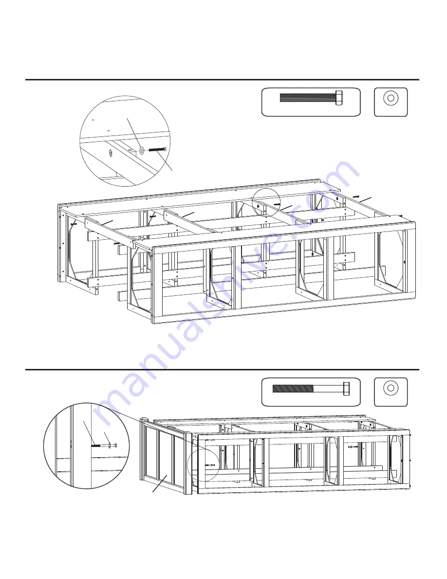 Whittier Wood Furniture Shaker Cal-King Bed 1433AFVCL Скачать руководство пользователя страница 4