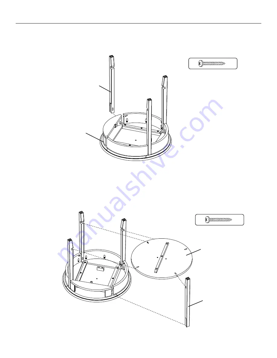 Whittier Wood 1109RGB Assembly Instructions Manual Download Page 5