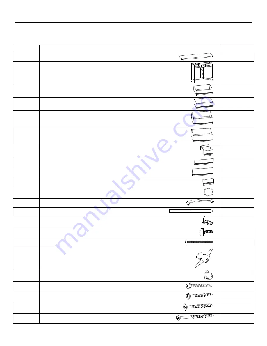 Whittier Wood 1137GSPf Assembly Instructions Manual Download Page 2