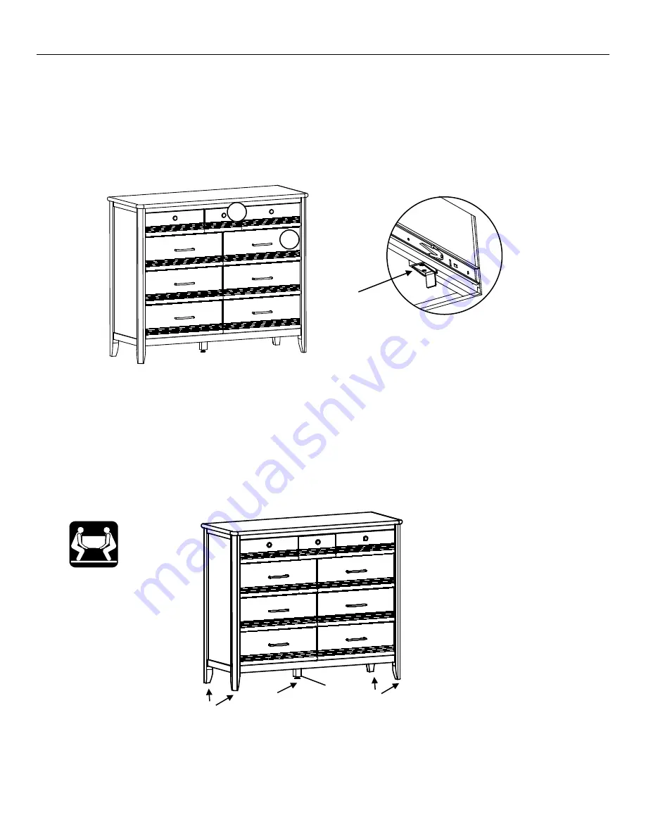 Whittier Wood 1137GSPf Assembly Instructions Manual Download Page 4