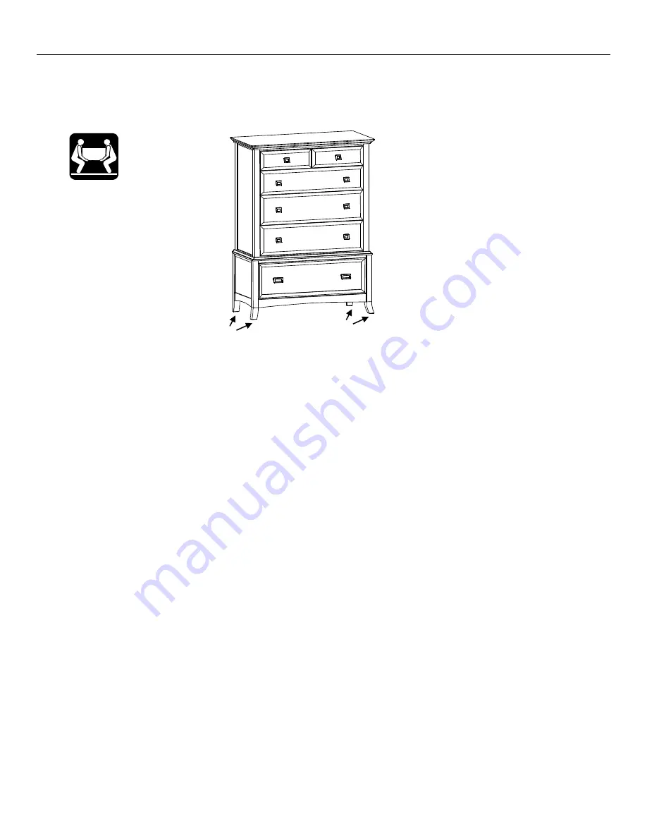 Whittier Wood 1151GBCHd Assembly Instructions Download Page 3