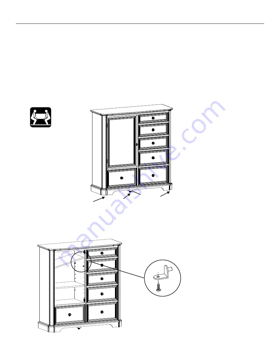 Whittier Wood 1191RGBa Assembly Instructions Manual Download Page 4