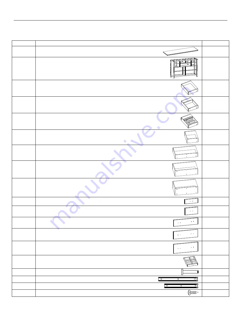 Whittier Wood 1221AFLSOc Assembly Instructions Manual Download Page 2