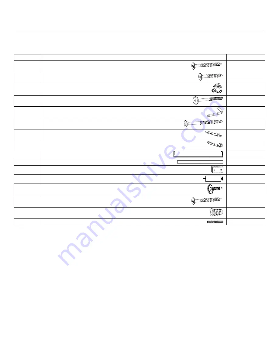 Whittier Wood 1262AFDAOa Assembly Instructions Manual Download Page 5