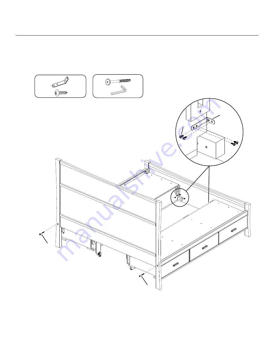 Whittier Wood 1262AFDAOa Assembly Instructions Manual Download Page 10