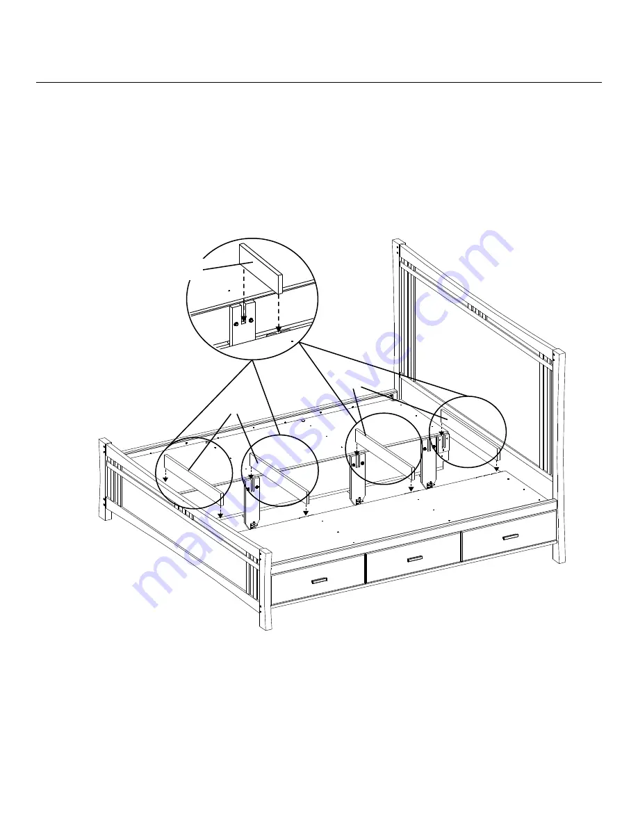 Whittier Wood 1262AFDAOa Assembly Instructions Manual Download Page 11